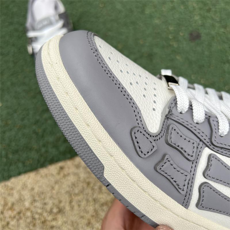 Pk God Amiri Men''s Skel LOW Sneakers GREY retail materials ready to ship